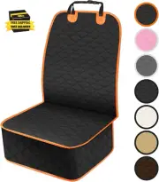 Front Dog Seat Cover, Waterproof Car Seat Covers for Dogs Nonslip Scratch-Proof