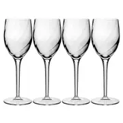 Luigi Bormioli Set 4 Canaletto White Wine Glasses 250ml