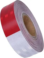 PLAFOPE 1 Roll Car Reflective Tape High Visibility Warning Reflective Strip for Trucks Trailers and Buses with Strong Adhesion