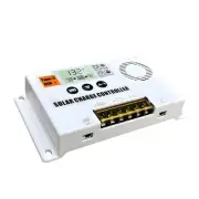 12/24V 30A PWM Solar Controller, Solar Panel Regulator with LCD Display3422
