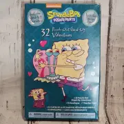 SpongeBob Squarepants Valentines Day 32 Punch Out Stand Up Cards New
