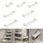 Wall Shelves Spice Rack Organizer Wall Mount White Multipurpose Seasoning