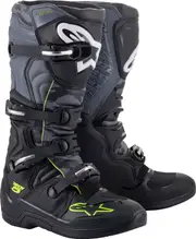 Alpinestars Tech 5, boots , color: Black/Grey/Neon-Yellow , size: 14 US