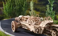 在飛比找露天拍賣優惠-Ugears 摩根三輪跑車 UGR-S Wooden Mod