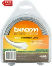 Bynorm 380-620 Star Trimmer Line, 3.0 Mm Size, Grey