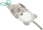 NAMOARLY Cartoon Animal Doll Plush Distorting Mirror Elephant Shape for Boy Girl Soft and Safe Engaging and Fun for Playtime Grey Elephant