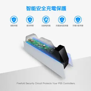 PS5 DualSense 雙手把充電座 充電 PS5手把 控制器 座充 充電底座 手把充電座【esoon 電玩】現貨