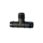 Low Density Poly Male Threaded Tee Bag of 5 - 25mm x 3/4"