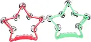 JOINPAYA 2pcs Hand Bell Rattle Metal