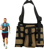 Sports Bag, Water Bottle Bag | Sports Workout Shoulder Bag Multi-Pocket Water Bottle Bag - Bottle Carrier Bag Adjustable Shoulder Bag for Sende
