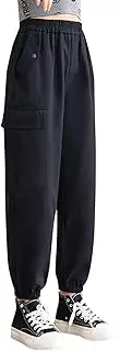 [Generic] Sports Sweatpants s for Grils Tying Leisure Style Trendy Comfortable Pants Casual Comfy Fashion Toddler Trousers