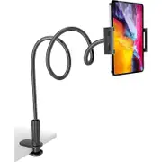 Phone Holder For Bed,360 Flexible Lazy Tablet Stand For Desk,with Adjustable 39.4" Long Arm Clamp Bracket Mount Stand (d-4-d)