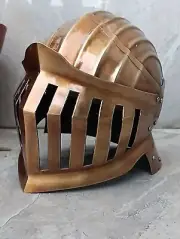 Medieval Larp Dark Souls Brown Helmet Alva Knight Helmet Cosplay Armor