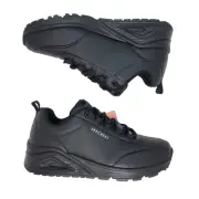 Skechers Juno Linked Core Size 6 Women Shoes 155585 Casual Athletic Black New