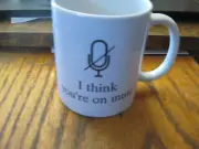 "I Think You're On Mute" - 11 oz Funny Coffee Mug Tea Cup FREE SHIPPING