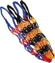 2Pcs Portable Basketball Net Bag Durable Nylon Mesh Carrier for Balls for Sports Training Recreation and Playground Use Convenient Shoulder Carry Design Lightweight