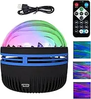 2 in 1 Northern Lights and Ocean Waves Projector | Auroras Projector Northern Lights LED Night Light,LED Ocean Galaxy Projector 14 Light Effects,USB Dimmable Projector Lights for Bedroom