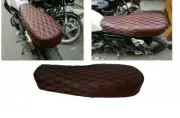 Brown Faux Leather Seat Fit For Royal Enfield Interceptor 650 Continental GT