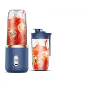 Portable Small Electric Juicer Stainless Steel Blade Cup Juicer Fruit Automatic Smoothie Blender Kitchen Tool