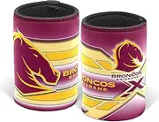 Brisbane Broncos NRL Rugby Logo Can Cooler