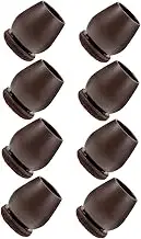 GETAJGHSD 8pcs Thicken Table Feet Covers Durable Furniture Protectors for Chairs and Tables Mute Floor Leg Caps for Indoor Use Hardwood and Tile Surfaces Fits Legs