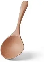Wooden Spoon Wooden Household Spoon Rice Spoon Ramen Spoon(16x6.5cm)