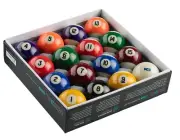 Sports KBXB 2-1/4" XCEL Complete Regulation Billiards & Pool Balls Set