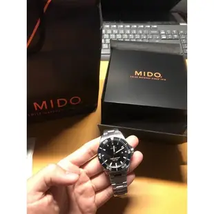 MIDO 美度 Ocean Star 海洋之星深潛600米陶瓷潛水錶-藍x銀/44mm M0266081104100