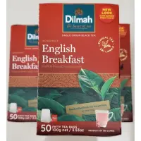 在飛比找蝦皮購物優惠-🌟現貨🌟Dilmah 帝瑪早餐紅茶包☆最新版包裝☆50茶包入
