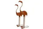 2pc Maine & Crawford Cast Iron Flamingo Yamba Outdoor/Garden Decor Ornament