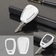White Car Key Fob Protect Cover Case Shell For Jeep Wrangler JK 2007-17 Compass (for: Jeep)