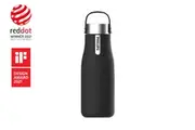 Philips GoZero 590ml Smart Hydration Hot Cold Water Bottle w UV Cleaner Black