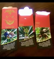 KUNG FU PANDA AMC TRADING CARDSUnopened Set Of 3. Guaranteed 1 Of Each