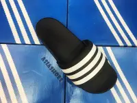 在飛比找Yahoo!奇摩拍賣優惠-帝安諾-ADIDAS ADILETTE CF+ 拖鞋 黑白條