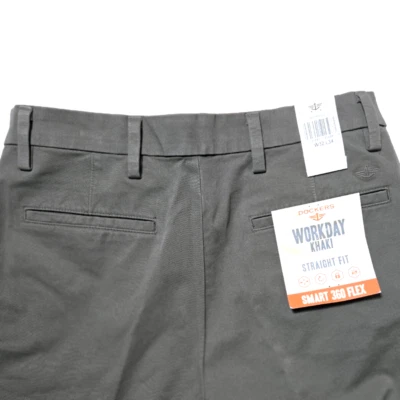 Dockers Men's Straight Fit Smart 360 Flex Workday Chino Pants Beige 32x34