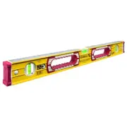 STABILA 1200mm Hand Hole Box Frame Ribbed Level 3 Vial Trade with Non Slip End