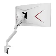 AOC AM402W Single Mechanical Spring Monitor Arm Mount (17-34") (White)