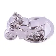 8 Pcs Cool Motorcycle Pendant Alloy Keychain Car Key Ring