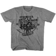 Aerosmith Kids T-Shirt Local Crew Rocks Tour Tee
