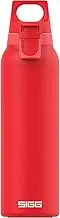 SIGG - Insulated Water Bottle - Thermo Flask Hot & Cold One Light - with Fruit Strainer - Leakproof - BPA Free - 18/8 Stainless Steel - Red - 0.55L