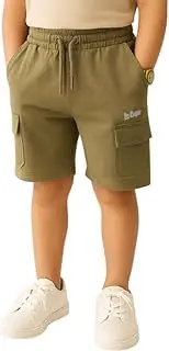 [LEE COOPER] Unisex Children's Bermuda Shorts, Gray, 10 Years