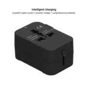Travel Adapter Worldwide Universal Power Converter Plug With 2USB Ports For C JJ
