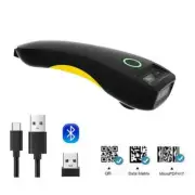 Portable 1D 2D Bluetooth Barcode Scanner QR Code Screen Image Reader Data Matrix