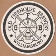 Old Firehouse Brewery Beer Coaster Williamsburg OH