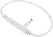 ETHZZLE Garage Cord Display Case Double-Ended Power Cord for Garage 17cm Double-Ended Cord Power Cord for Model Car Garage Display Double-Ended Series Cable White Metal