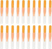 CALLARON 20pcs Mini Makeup Brush Portable Eyebrow Applicator Tooth Brush Lightweight Comfortable Handle for Home Travel