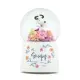 【JARLL 讚爾藝術】Snoopy史努比百花齊放 水晶球音樂盒(生日禮物 情人禮物)