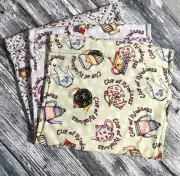 Cup of Kindness Teapots Cherries Fried Egg Flowers ME Baked Potato Baker Bag
