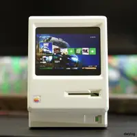 在飛比找露天拍賣優惠-工廠直銷麥金塔Macintosh 128K小顯示器 電腦遊戲