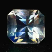 1.26 Ct (6.8 X 6) VVS 100% NATURAL UNHEATED RAINBOW MOONSTONE FROM MADAGASCAR